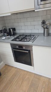 New Bosch gas hob and oven installed in Watford kitchen